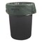 Heritage Eco Blend Max 40 in. x 46 in. 0.8 mil 45 Gallon Can Liners - Green (25 Bags/Roll, 6 Rolls/Carton)